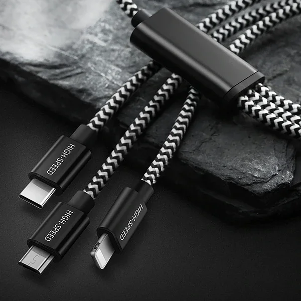 DUX DUCIS 3in1 Usb Type C-İPhone Ve Mikro Kopmaz Usb kablo Hızlı Şarj-1852 DUX DUCIS 3in1 Usb Type C-İPhone Ve Mikro Kopmaz Usb kablo Hızlı Şarj-1852