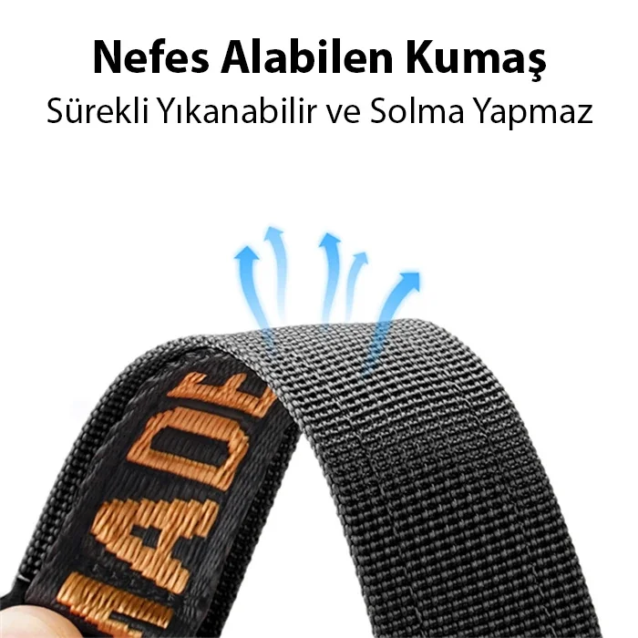 Dux Ducis Apple Watch 42/44/45MM için Kayış Kordon Lylon Loop-1852