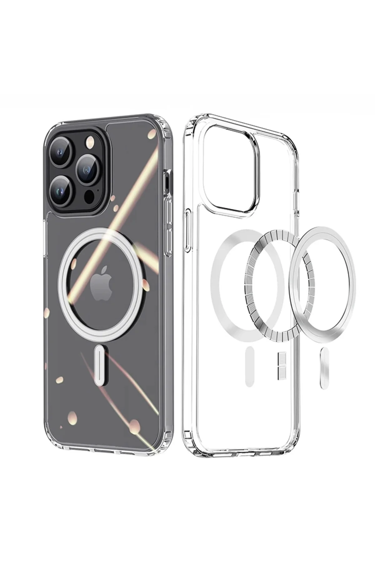 Dux Ducis Clin Mag Series iPhone 15 Pro Magsafe Uyumlu Manyetik Silikon Kılıf-(5775) Dux Ducis Clin Mag Series iPhone 15 Pro Magsafe Uyumlu Manyetik Silikon Kılıf-(5775)