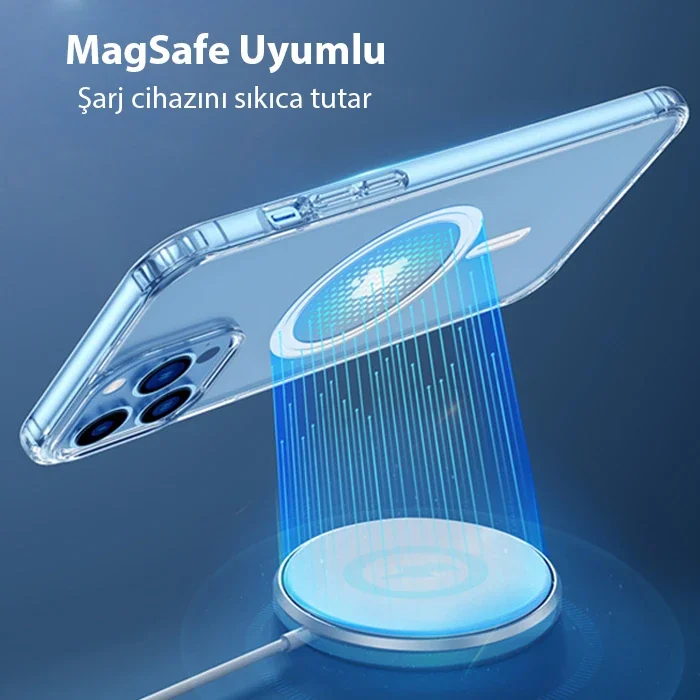 Dux Ducis Clin Mag Series iPhone 12 - 12 Pro 6.1 Magsafe Uyumlu Manyetik Silikon Kılıf-1852