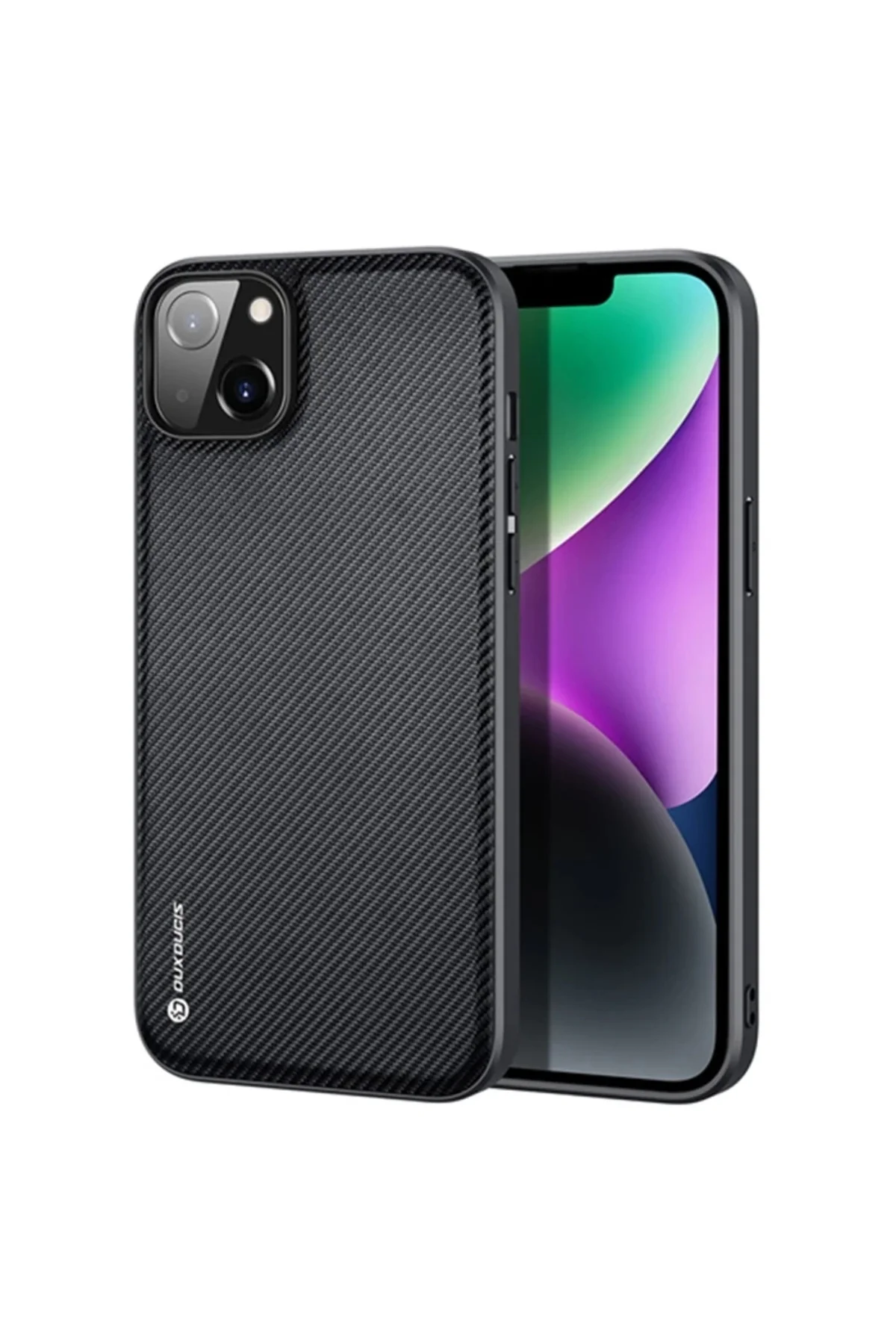 Dux Ducis Fino Serisi iPhone 14 Plus 6.7 inç Kılıf Premium Dokuma