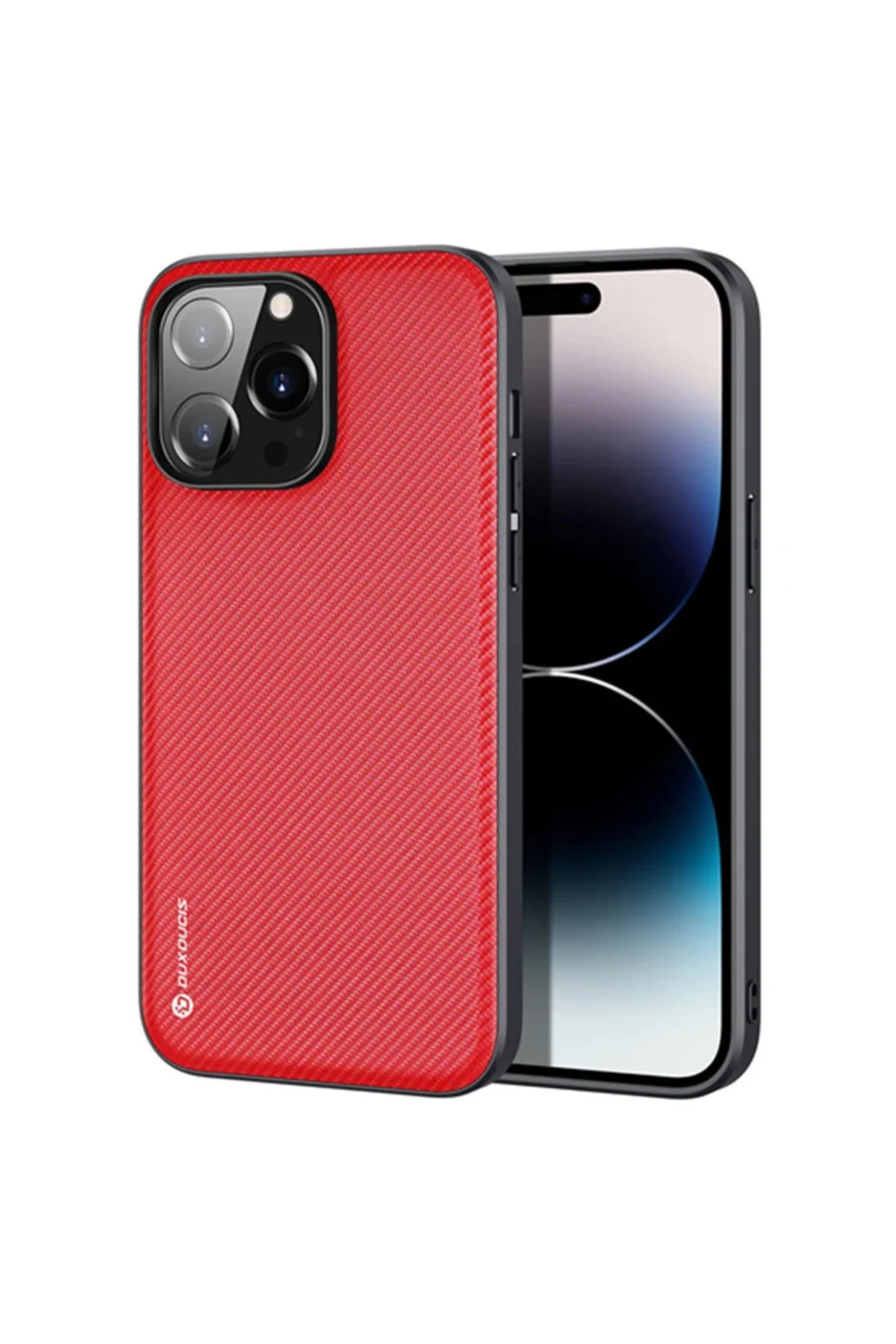 Dux Ducis Fino Serisi iPhone 14 Pro 6.1 inç Kılıf Premium Dokuma Dux Ducis Fino Serisi iPhone 14 Pro 6.1 inç Kılıf Premium Dokuma