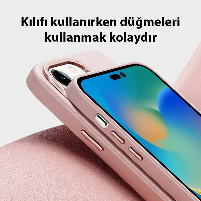 Dux Ducis Grit Series iPhone 14 Pro 6.1inç Premium MagSafe Uyumlu Kılıf-1852