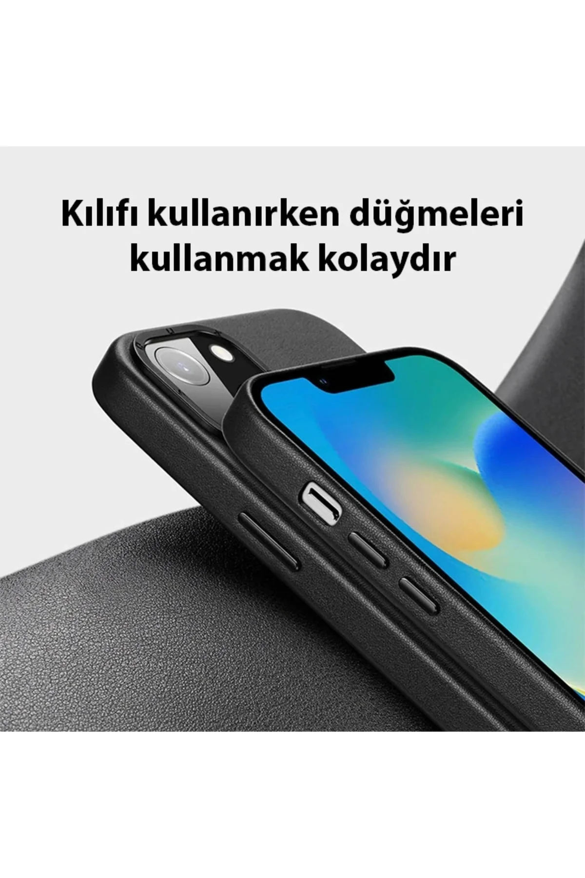 Dux Ducis Grit Series iPhone 14 6.1inç Premium MagSafe Uyumlu Kıl