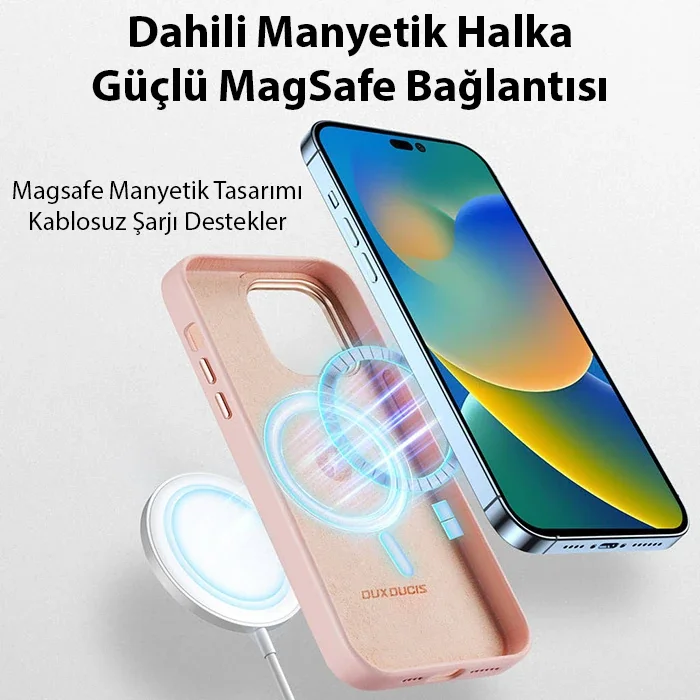 Dux Ducis Grit Series iPhone 14 Pro 6.1inç Premium MagSafe Uyumlu Kılıf-1852