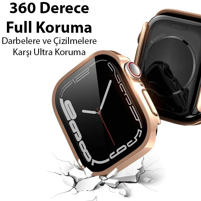 Dux Ducis Hamo Series Apple Watch 45mm için Hard PC Full Koruma Sert Armor Zırh Kılıf-1852 Dux Ducis Hamo Series Apple Watch 45mm için Hard PC Full Koruma Sert Armor Zırh Kılıf-1852
