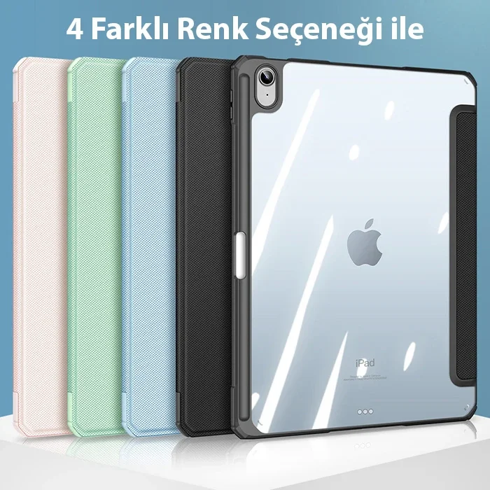 Dux Ducis iPad 10.2 2022 Kılıf Toby Series Kalem Yerli Manyetik Kapaklı Kılıf-1852