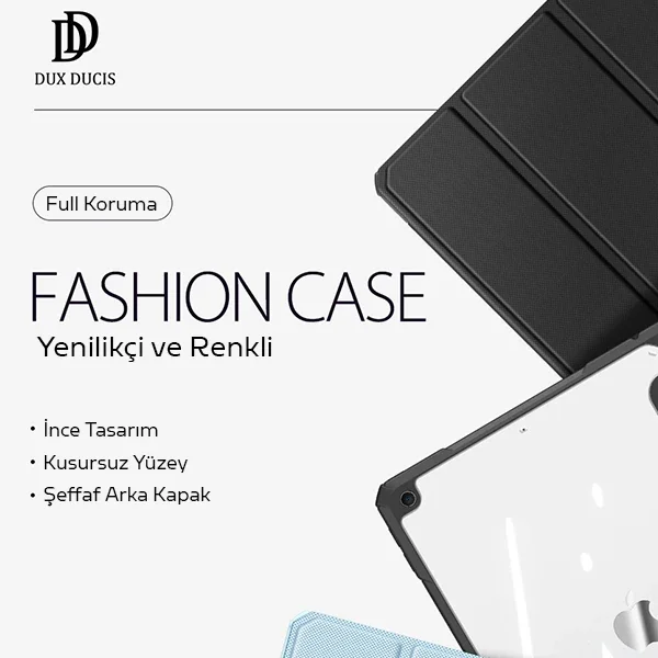 Dux Ducis iPad 7-8 -9 10.2 (201920202021) Kılıf Kalem Bölmeli Toby Series-1852