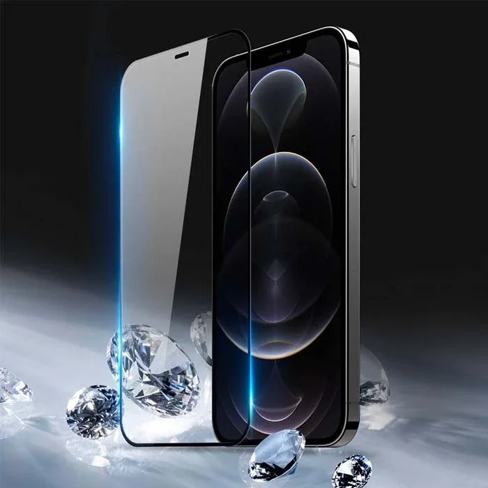 Dux Ducis iPhone 12 Pro Max 6.7inç Tempered Cam Ekran Koruyucu 10D Full Kaplama-1852