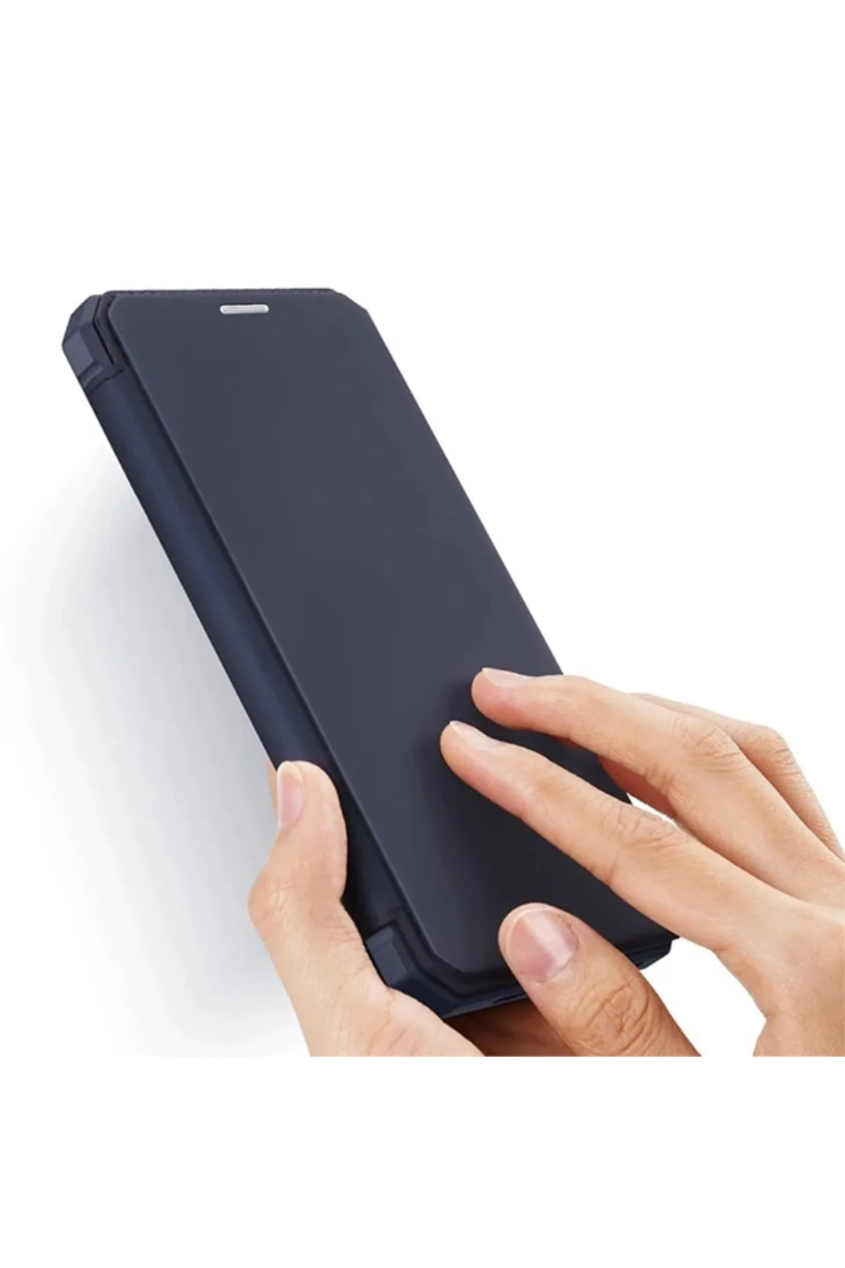 DUX DUCİS iPhone 12 Mini Kılıf Mıkantıslı Kapaklı Flip Cover Kılı