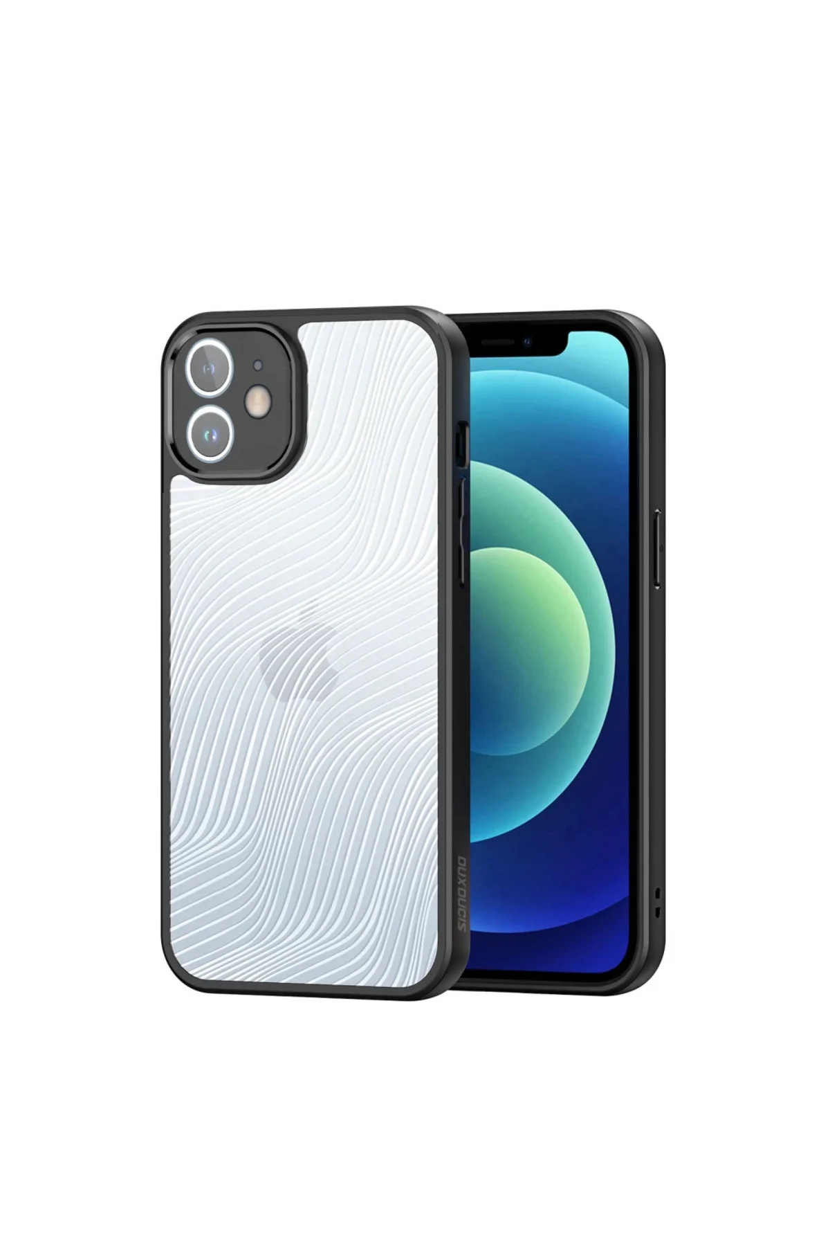 Dux Ducis iPhone 12 Aimo Series Premium Buzlu Sert PC-TPU Kılıf-(5775)