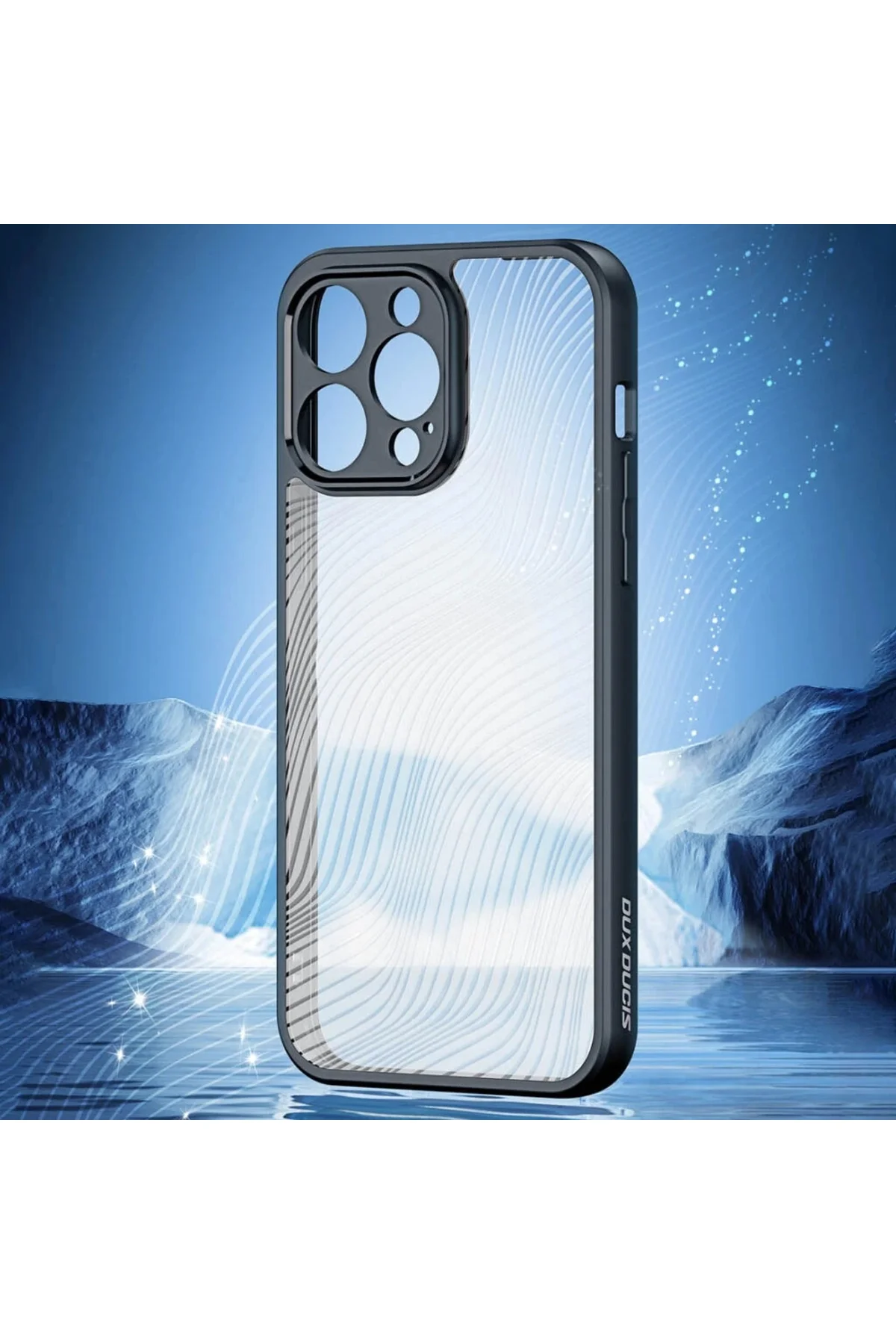 Dux Ducis iPhone 12 Pro Aimo Series Premium Buzlu Sert PC-TPU Kılıf-(5775)