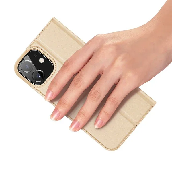 DUX DUCİS İPhone 12 Mini Kılıf Kapaklı Flip Cover Kılıf Skin Pro Series Kılıf-1852