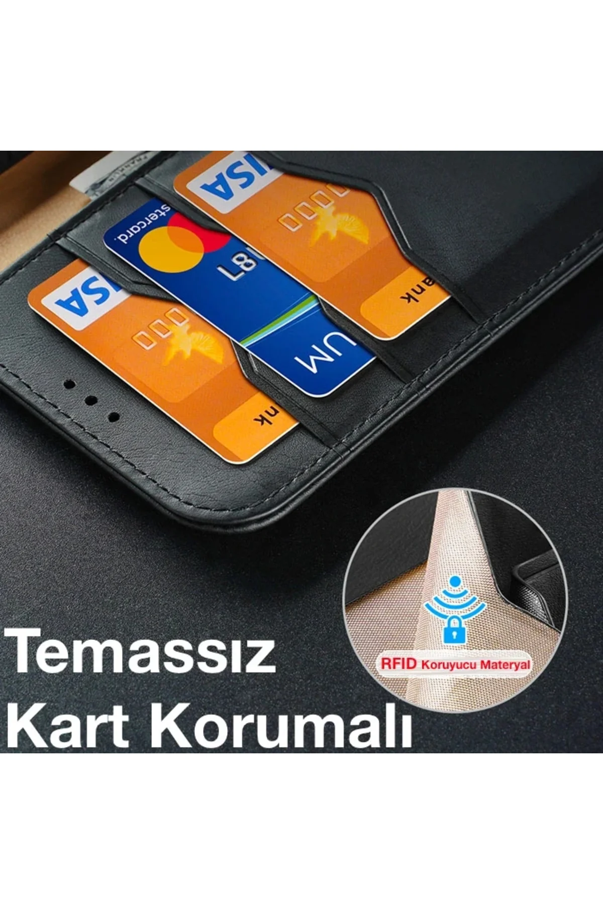 Dux Ducis iPhone 12 - 12 Pro Kılıf Mıknatıslı Cüzdanlı Deri Kılıf