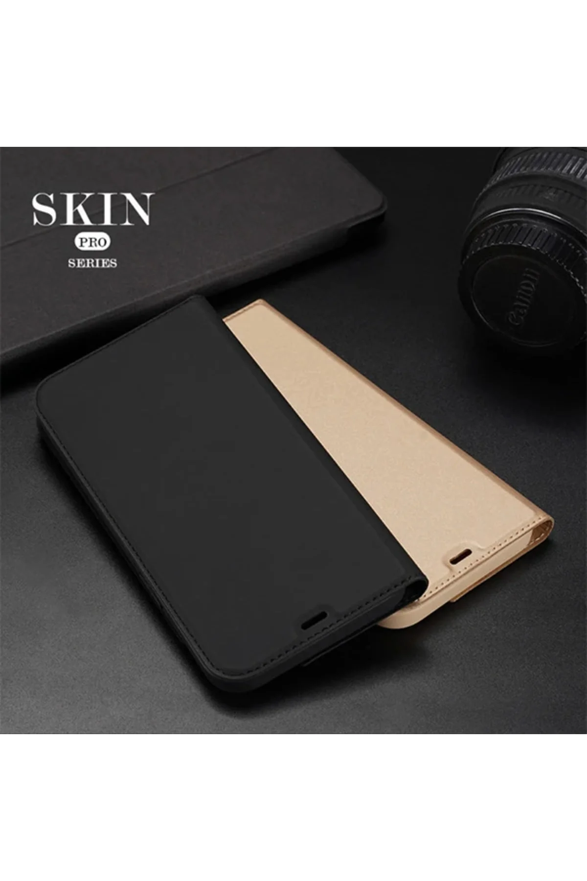 DUX DUCİS İPhone 12 Mini Kılıf Kapaklı Flip Cover Kılıf Skin Pro 