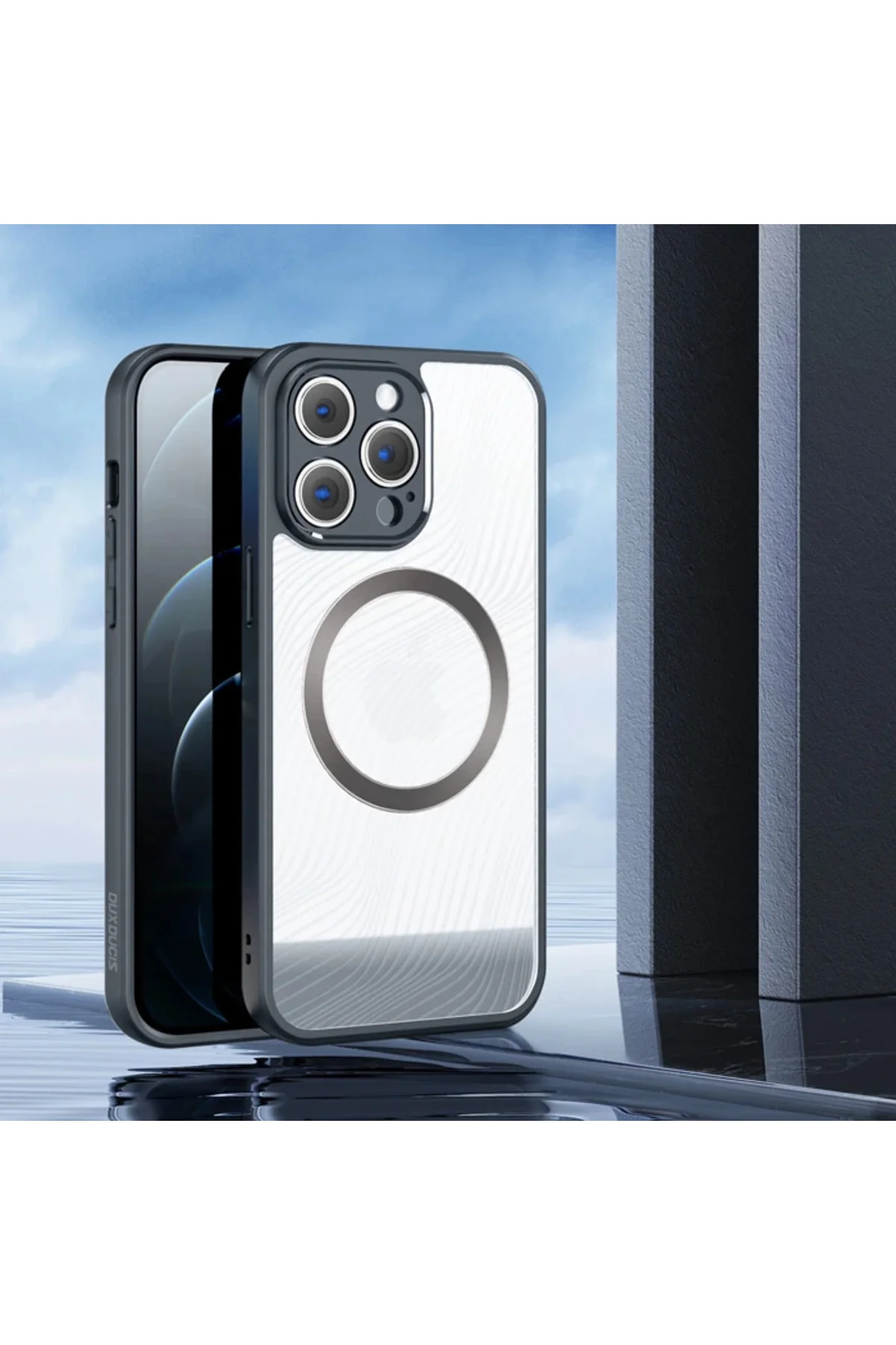 Dux Ducis iPhone 12 Pro Max Aimo Series Mag Safe Premium Buzlu Se