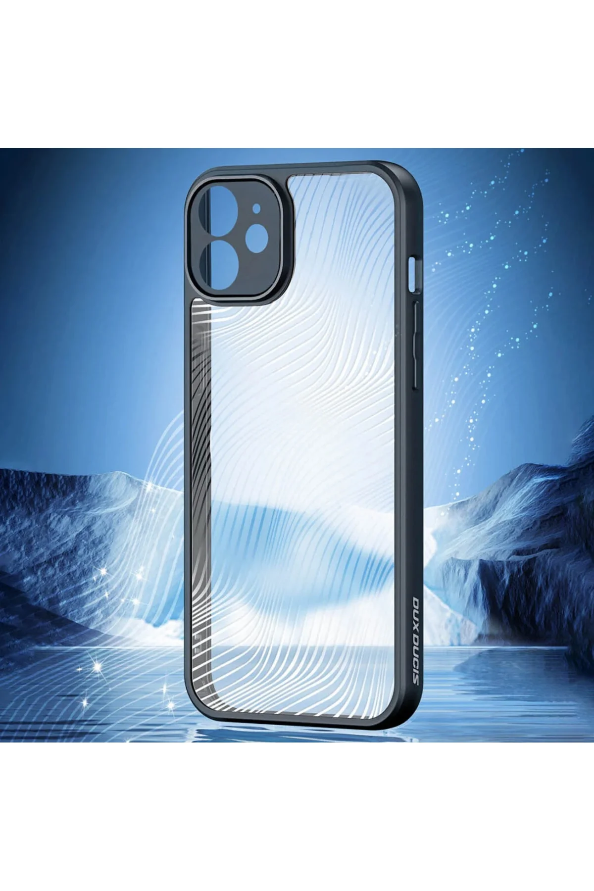 Dux Ducis iPhone 12 Aimo Series Premium Buzlu Sert PC-TPU Kılıf-(5775)