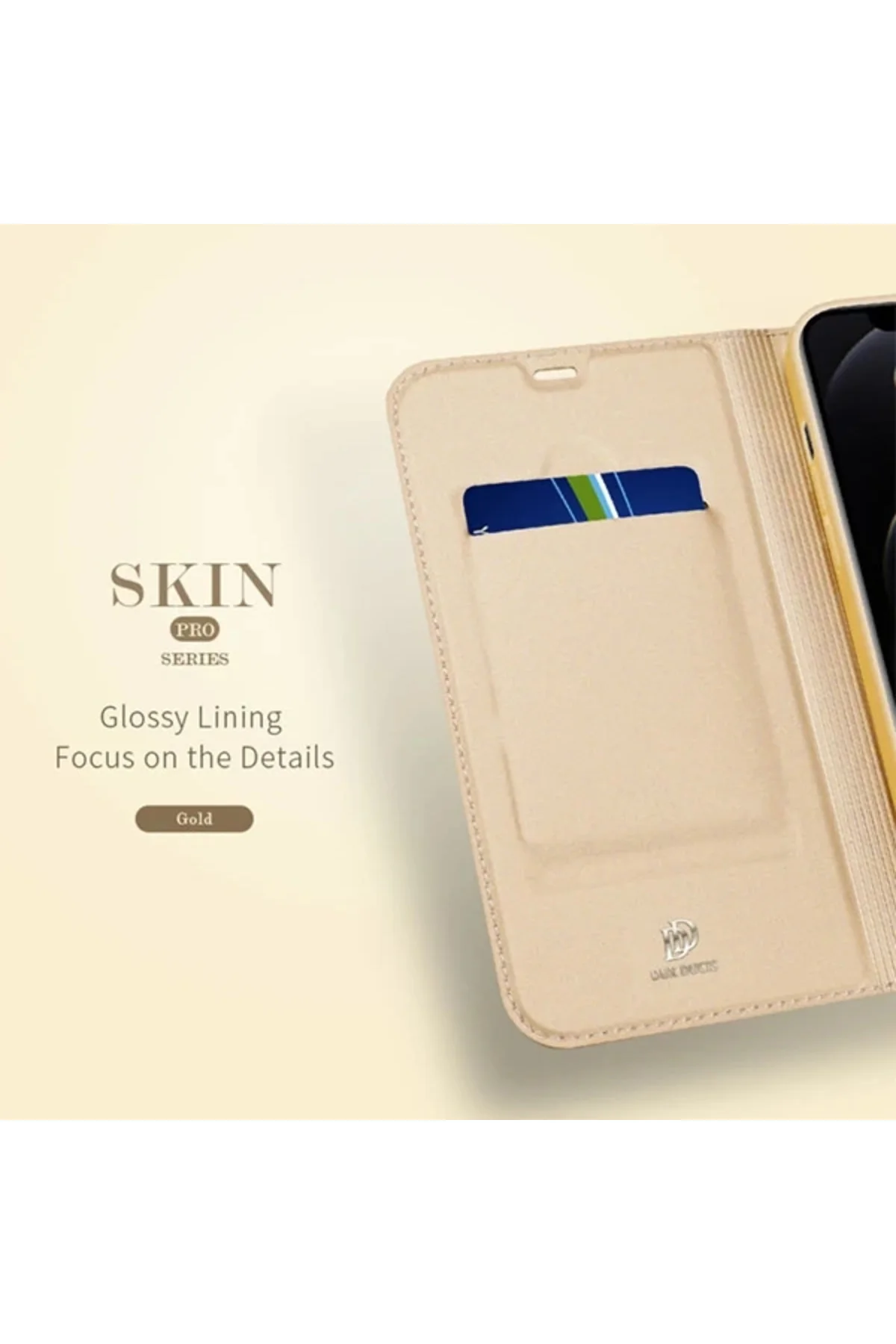 DUX DUCİS İPhone 12/ 12 Pro Kılıf Kapaklı Flip Cover Kılıf Skin P