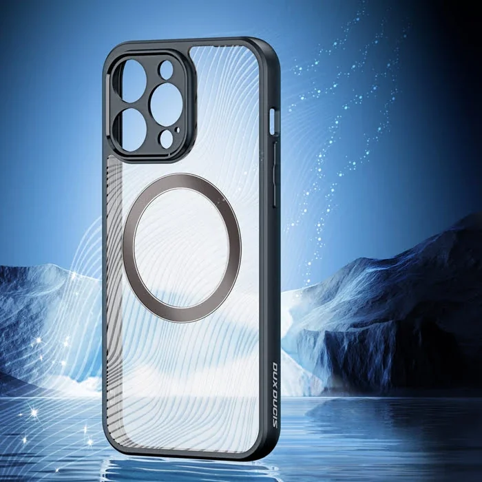 Dux Ducis iPhone 12 Pro Aimo Series Mag Safe Premium Buzlu Sert PC-TPU Kılıf-1852 Dux Ducis iPhone 12 Pro Aimo Series Mag Safe Premium Buzlu Sert PC-TPU Kılıf-1852