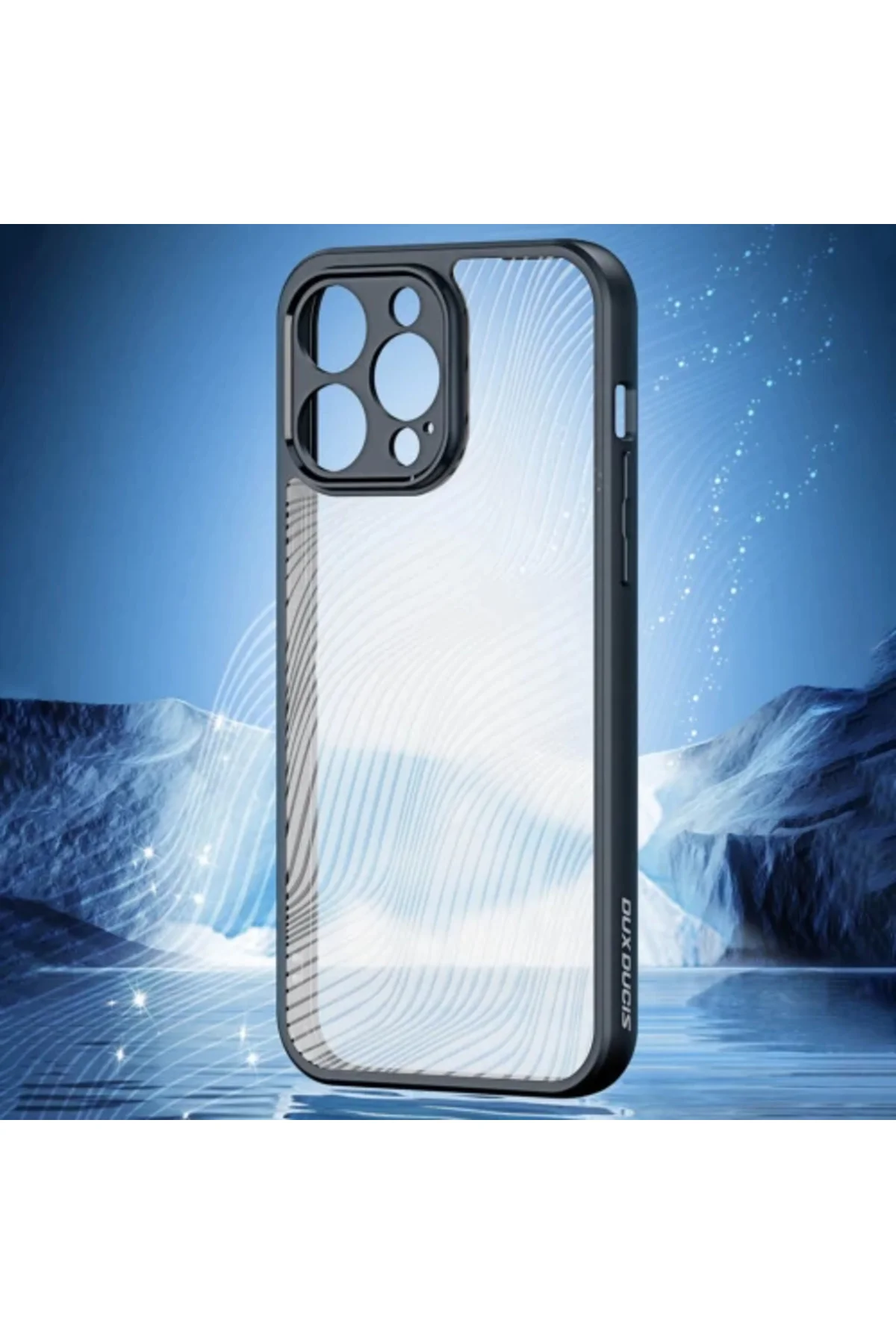 Dux Ducis iPhone 13 Pro Aimo Series Premium Buzlu Sert PC-TPU Kılıf-(5775)