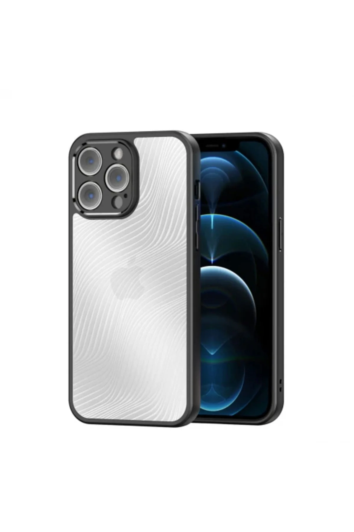 Dux Ducis iPhone 13 Pro Aimo Series Premium Buzlu Sert PC-TPU Kılıf-(5775)