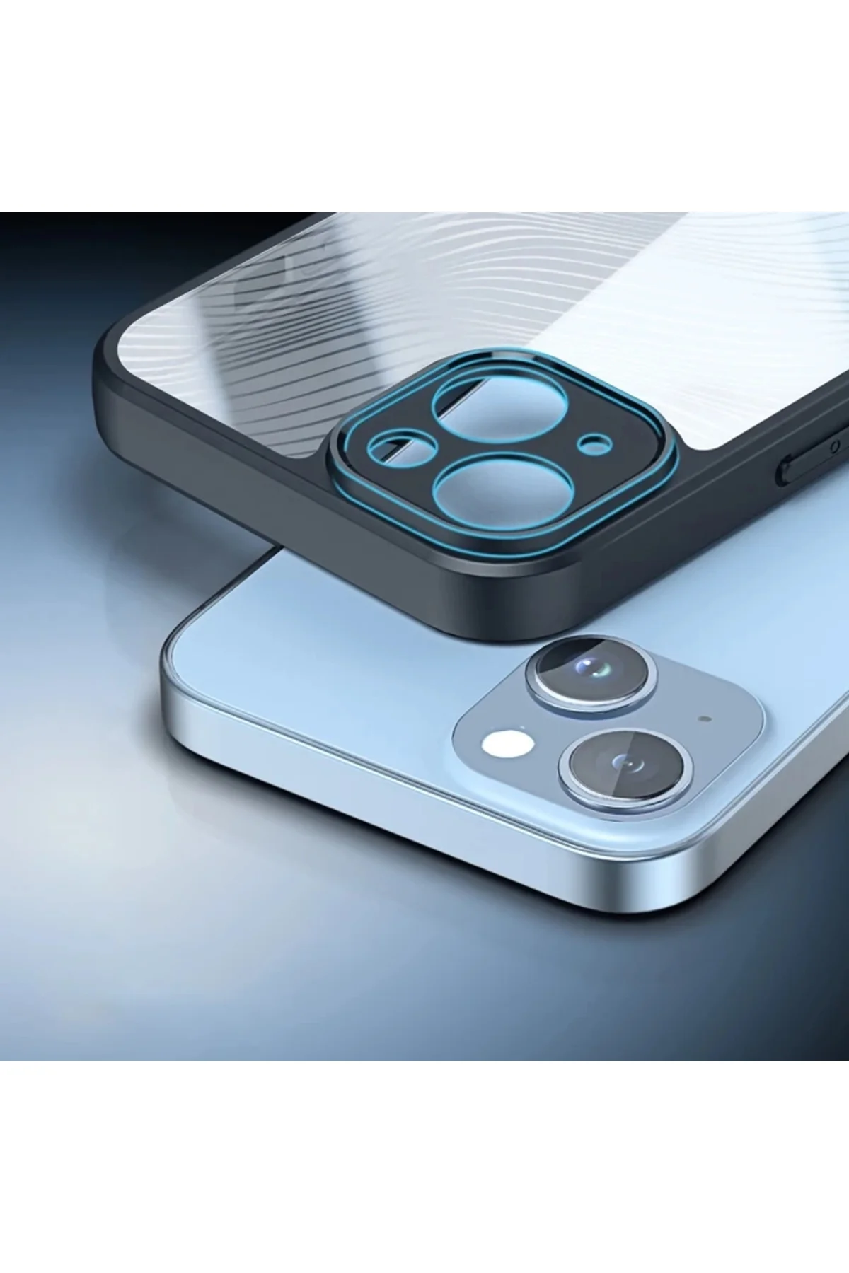 Dux Ducis iPhone 14 Plus Aimo Series Premium Buzlu Sert PC-TPU Kı