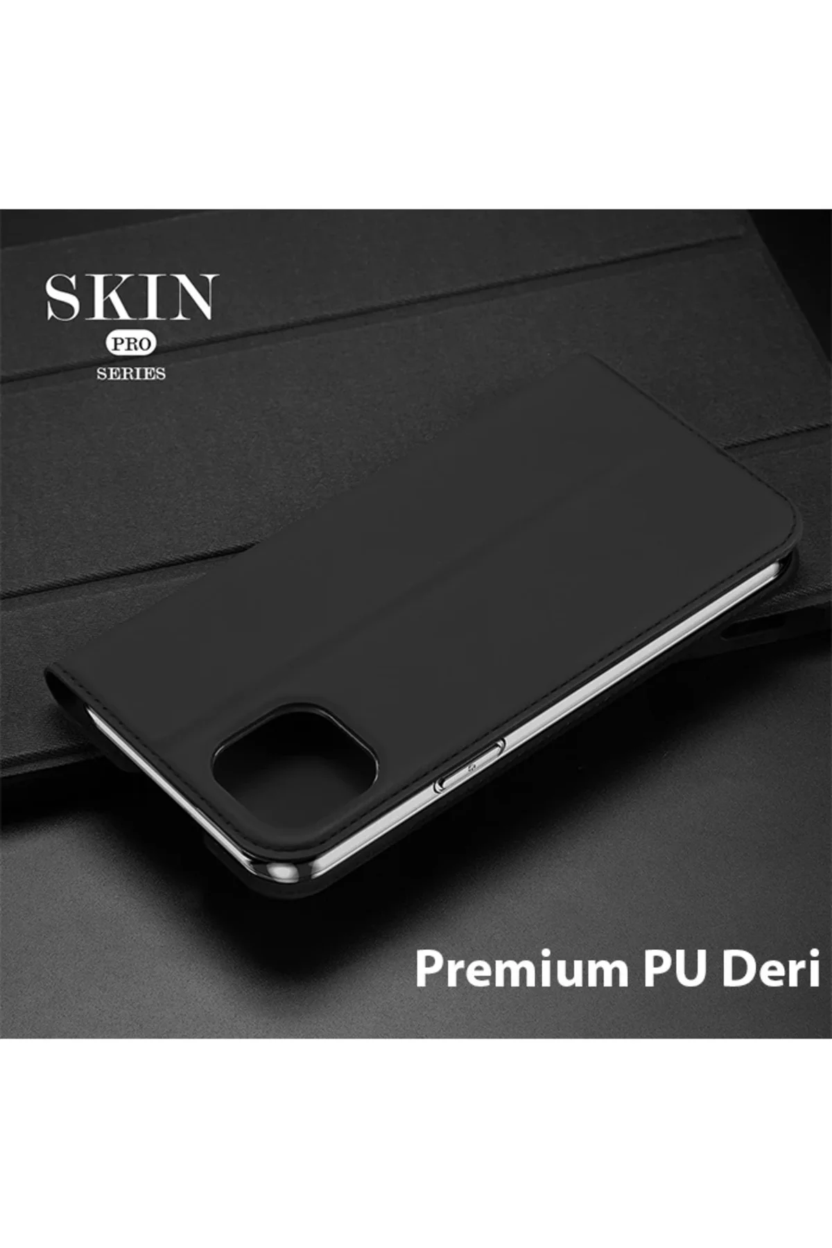 Dux Ducis iPhone 14 Plus 6.7 Kılıf Skin Pro Series Flip Cover Kapaklı Kılıf-(5775)