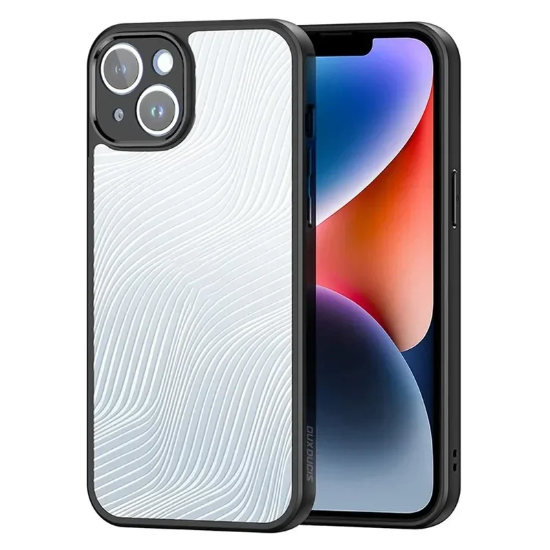 Dux Ducis iPhone 14 Plus Aimo Series Premium Buzlu Sert PC-TPU Kılıf-1852