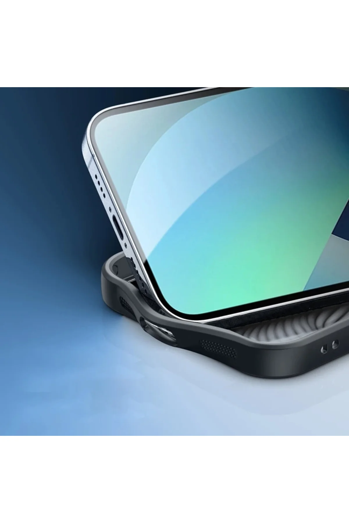 Dux Ducis iPhone 14 Plus Aimo Series Premium Buzlu Sert PC-TPU Kı