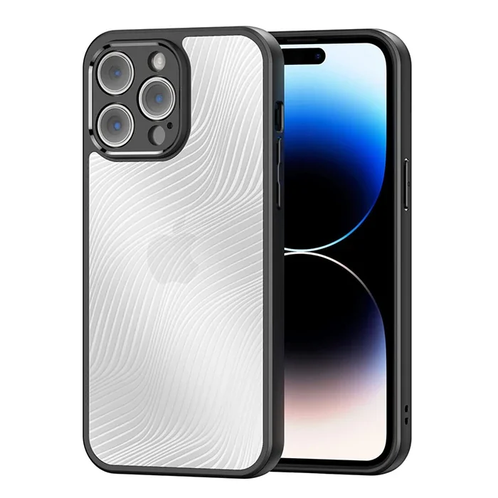 Dux Ducis iPhone 14 Pro Max Aimo Series Premium Buzlu Sert PC-TPU Kılıf-1852