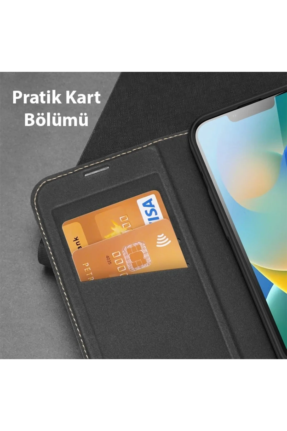 Dux Ducis iPhone 14 Plus 6.7 Kılıf Skin X PU Deri Manyetik Kapakl