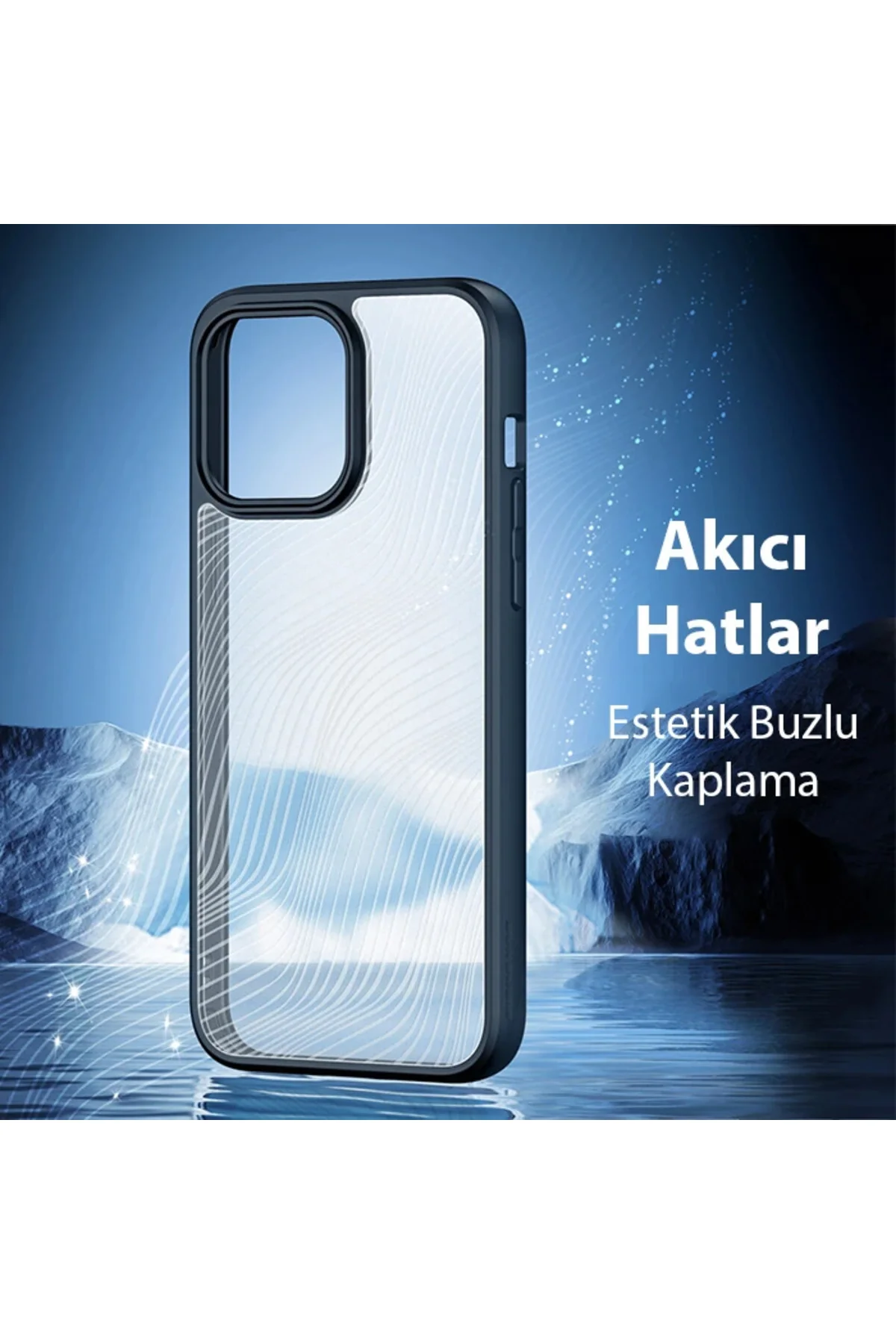 Dux Ducis iPhone 15 Pro Max Aimo Series Premium Buzlu Sert PC-TPU Dux Ducis iPhone 15 Pro Max Aimo Series Premium Buzlu Sert PC-TPU