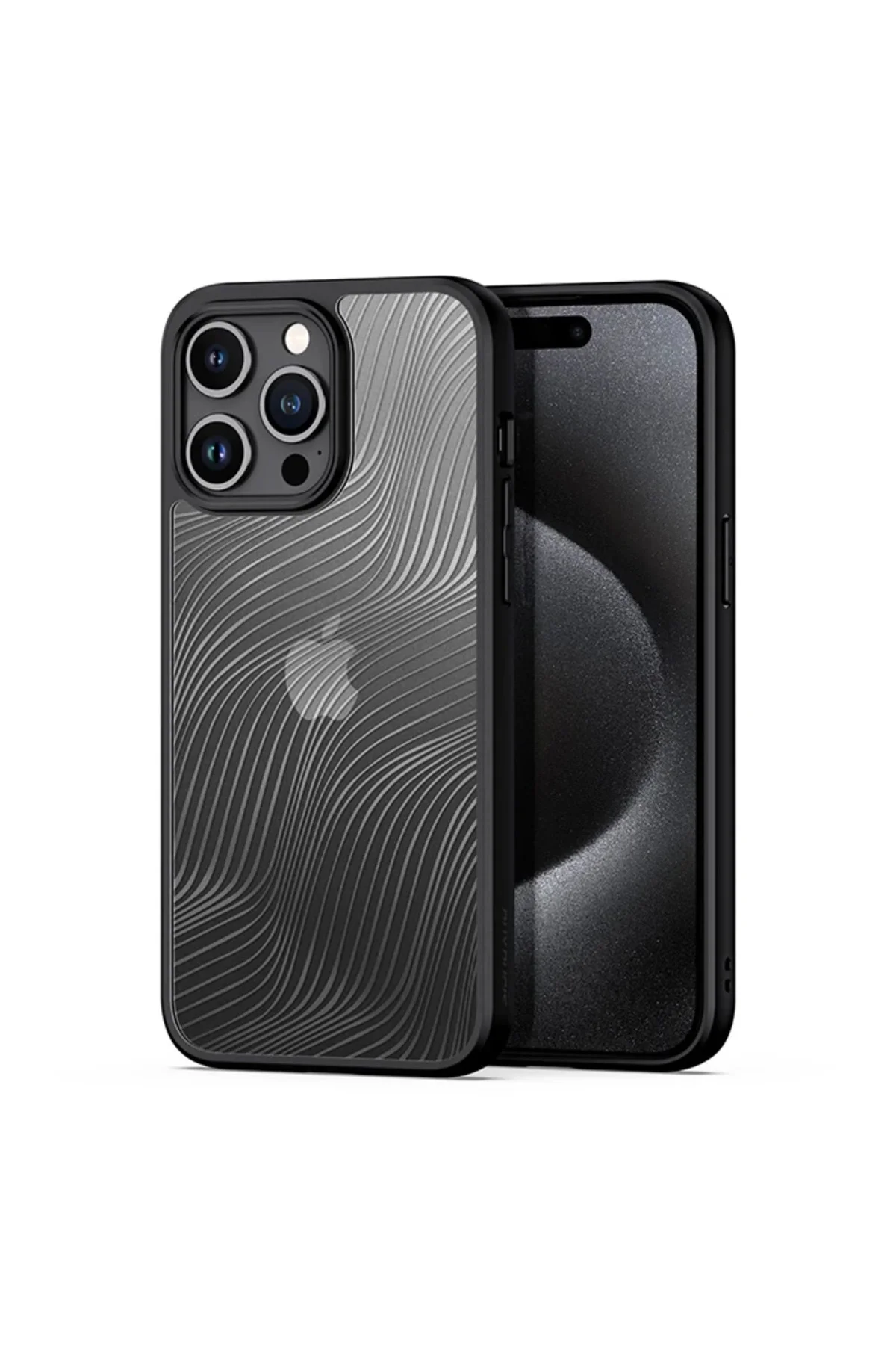 Dux Ducis iPhone 15 Pro Max Aimo Series Premium Buzlu Sert PC-TPU Dux Ducis iPhone 15 Pro Max Aimo Series Premium Buzlu Sert PC-TPU