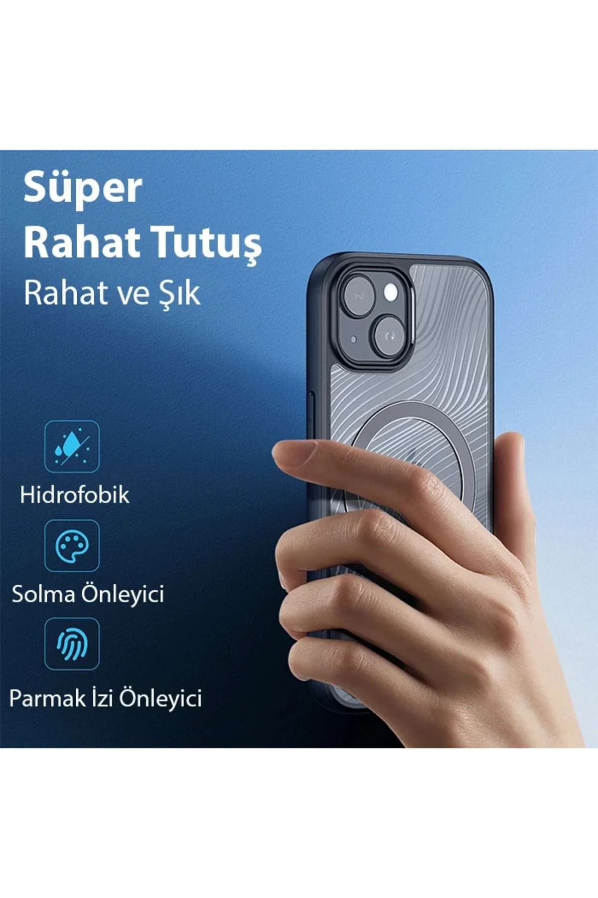 Dux Ducis iPhone 15 Aimo Series MagSafe Premium Buzlu Sert PC-TPU Kılıf-(5775) Dux Ducis iPhone 15 Aimo Series MagSafe Premium Buzlu Sert PC-TPU Kılıf-(5775)