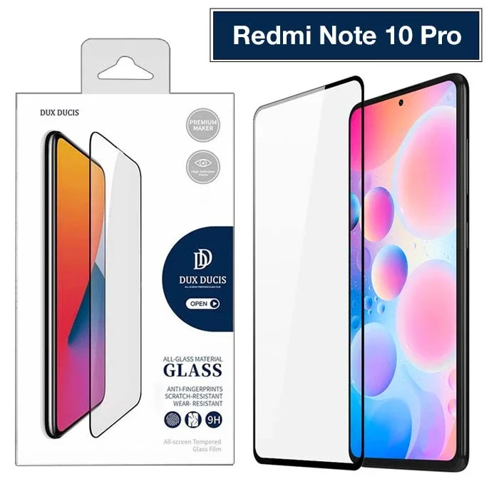 Dux Ducis Redmi Note 10 Pro -K40+Pro Tempered Cam Ekran Koruyucu 9D Full Kaplama-1852