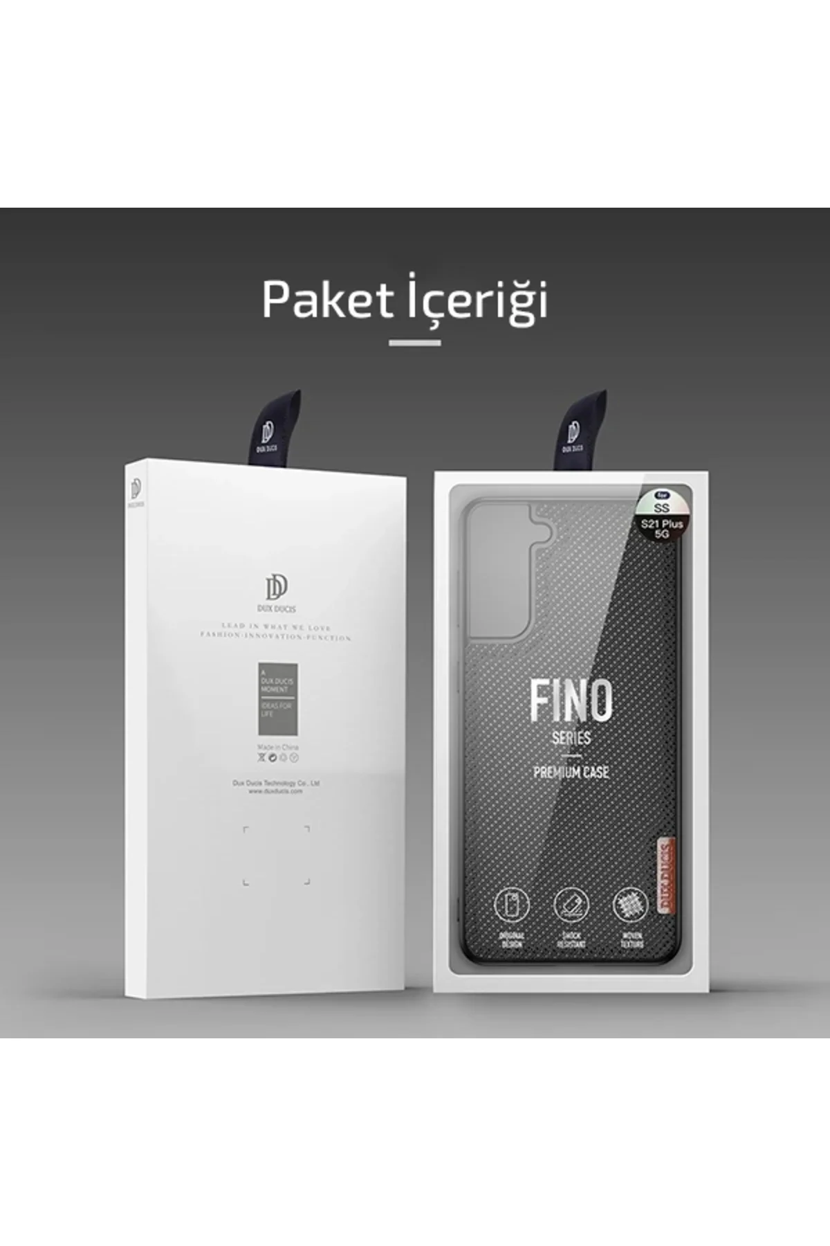 Dux Ducis Sm Galaxy S21 Plus Kılıf Fino Series Premium Arka Korum