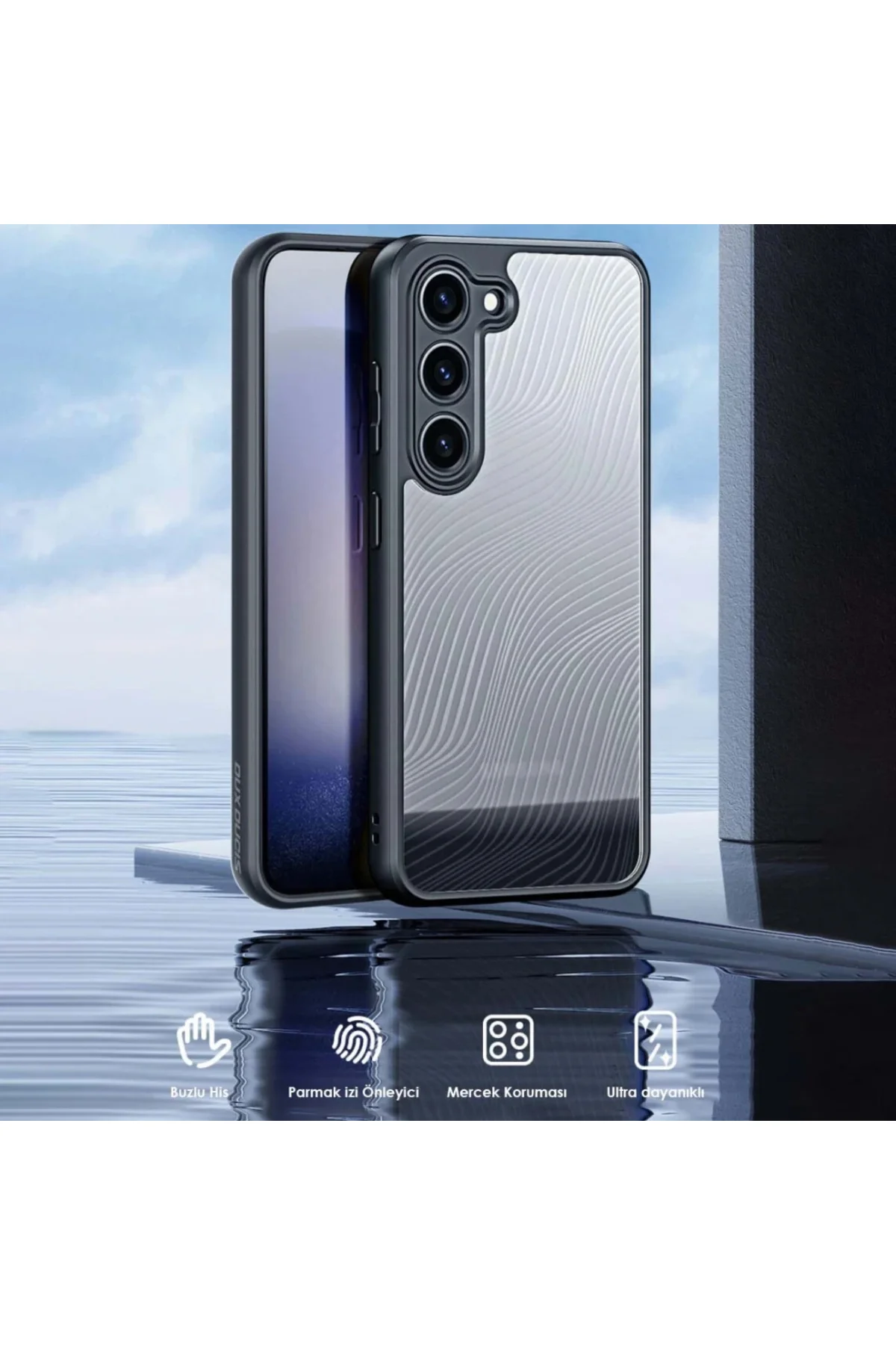 Dux Ducis SM Galaxy S23 Plus Aimo Series Premium Buzlu Sert PC-TP