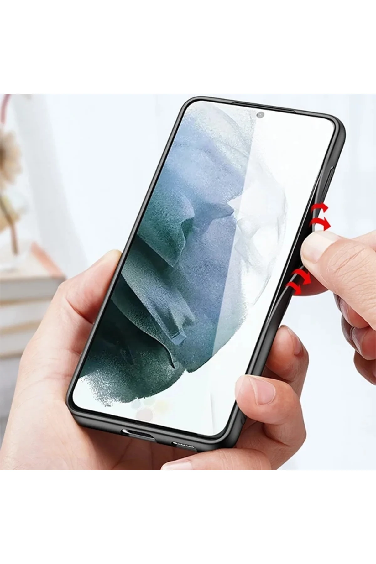 Dux Ducis Sm Galaxy S21 Plus Kılıf Fino Series Premium Arka Korum