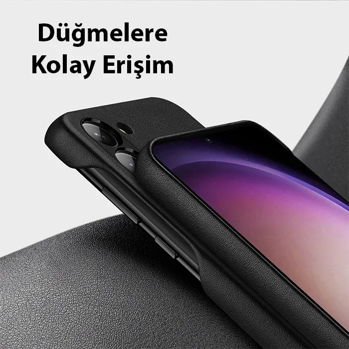 Dux Ducis SM Galaxy S23 Plus Grit Series PU Premium Kılıf-1852
