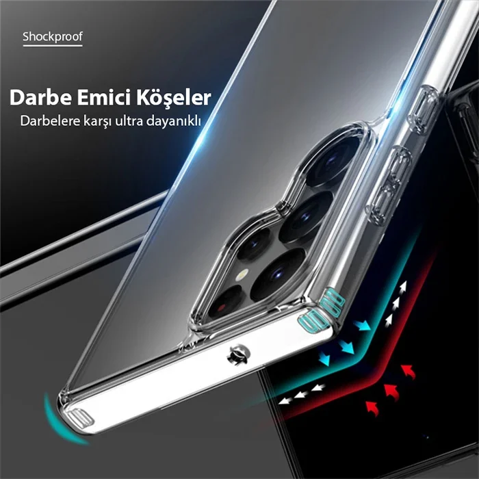 Dux Ducis SM Galaxy S23 Ulta Clin Series Shockproof Şeffaf Silikon Kılıf-1852 Dux Ducis SM Galaxy S23 Ulta Clin Series Shockproof Şeffaf Silikon Kılıf-1852