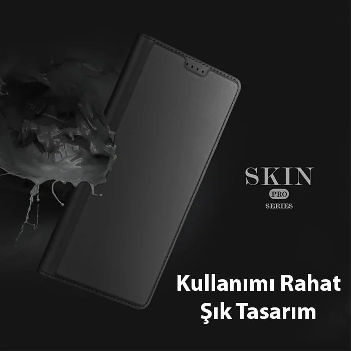 Dux Ducis SM Galaxy S23 Plus Kılıf Skin Pro Series Flip Cover Kapaklı Kılıf-1852