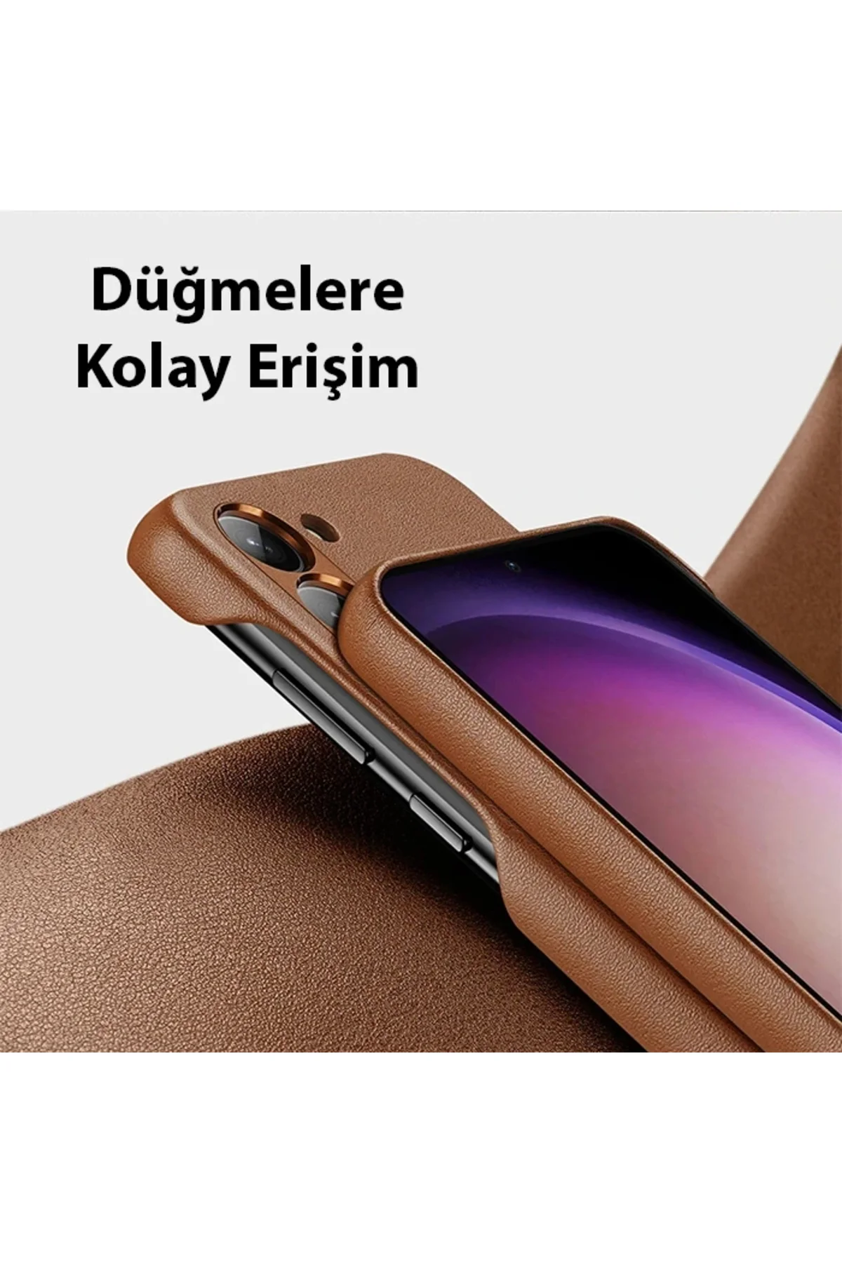 Dux Ducis SM Galaxy S23 Grit Series PU Premium Kılıf-(5775)