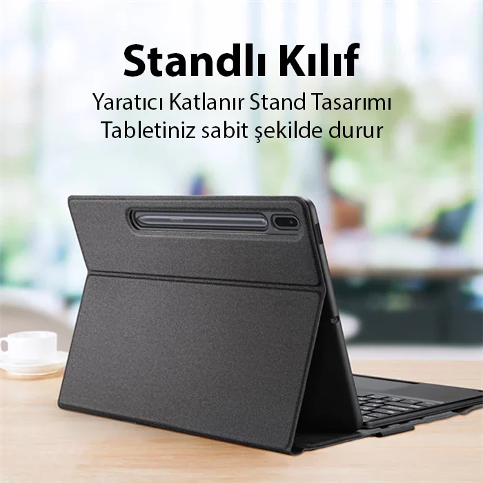 Dux Ducis SM Galaxy Tab S8 Plus-S7 Plus-S7 FE ile Uyumlu Bluetooth Klavye Touchpad Kılıf-1852 Dux Ducis SM Galaxy Tab S8 Plus-S7 Plus-S7 FE ile Uyumlu Bluetooth Klavye Touchpad Kılıf-1852 Fiyatı, Yorumları ve Özellikleri