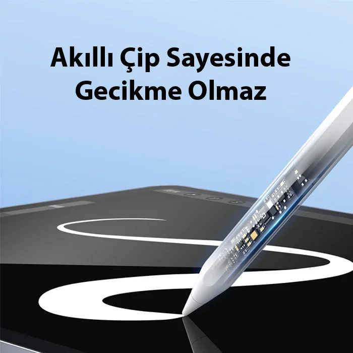 Dux Ducis SP-03 Kablosuz Şarjlı Stylus Pen | iPad Dokunmatik Kalemi - Manyetik, Eğim & Basınç Hassasiyetli