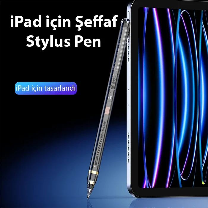 Dux Ducis SP-04 Manyetik Şarjlı Stylus Pen iPad Tablet Dokunmatik Kalem Transparent-1852 Dux Ducis SP-04 Manyetik Şarjlı Stylus Pen iPad Tablet Dokunmatik Kalem Transparent-1852