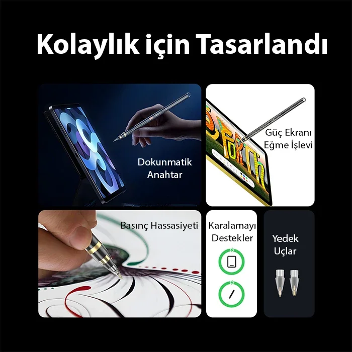 Dux Ducis SP-04 Manyetik Şarjlı Stylus Pen iPad Tablet Dokunmatik Kalem Transparent-1852 Dux Ducis SP-04 Manyetik Şarjlı Stylus Pen iPad Tablet Dokunmatik Kalem Transparent-1852