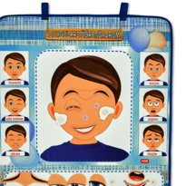 Ada Detox Duyguları Öğreniyorum Keçe Cırtlı Duvar Panosusu (Erkek) , Eğitic