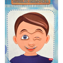 Ada Detox Duyguları Öğreniyorum Keçe Cırtlı Duvar Panosusu (Erkek) , Eğitic