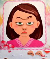 Duyguları Öğreniyorum Keçe Cırtlı Duvar Panosusu (Kız) , Eğitici 