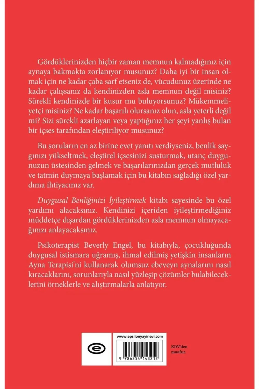 Duygusal Benliği Iyileştirmek Beverly Engel